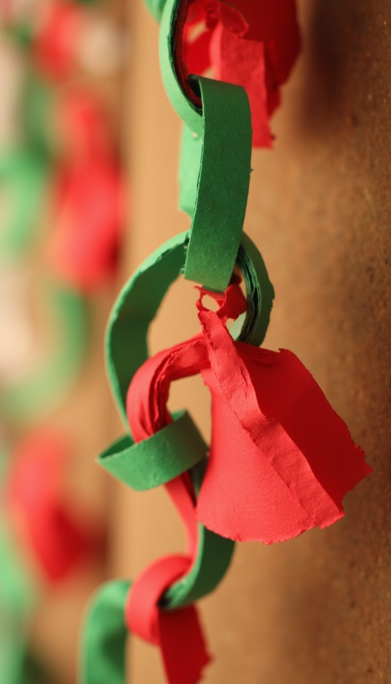 12. Craft a Paper Chain Countdown
