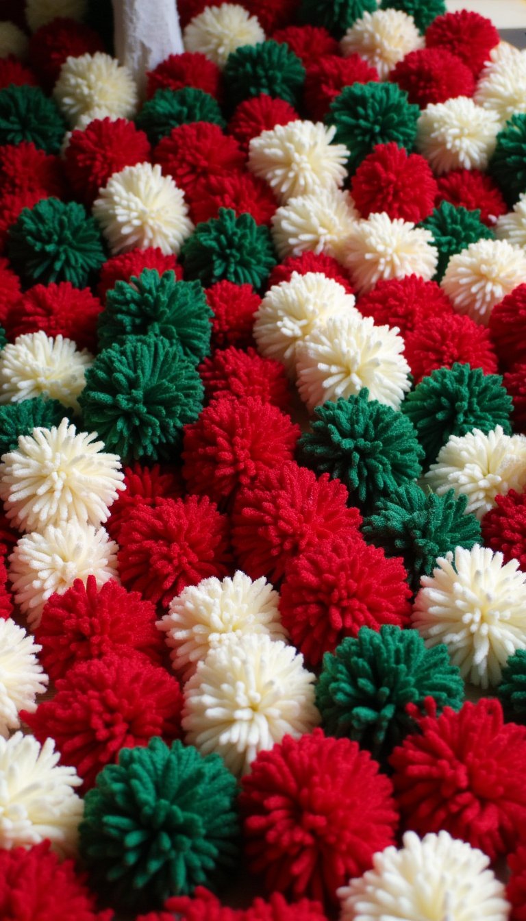 8. Pom-Pom Tree Skirt