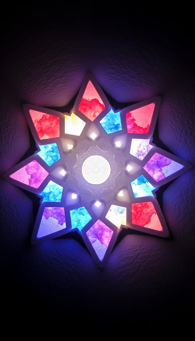 12. The "Stained Glass" Window Hanger