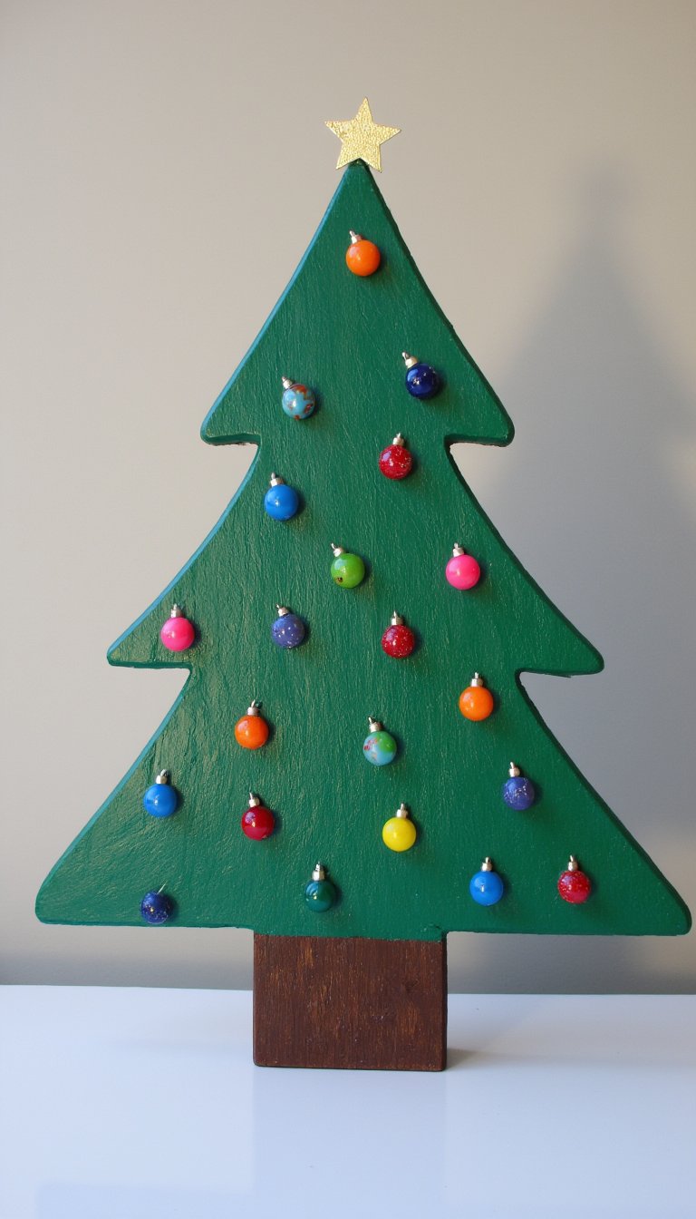 15. DIY Christmas Tree Sign