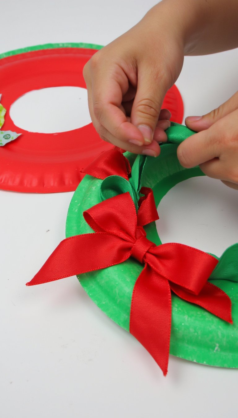 5. Ribbon-Wrapped Wreath