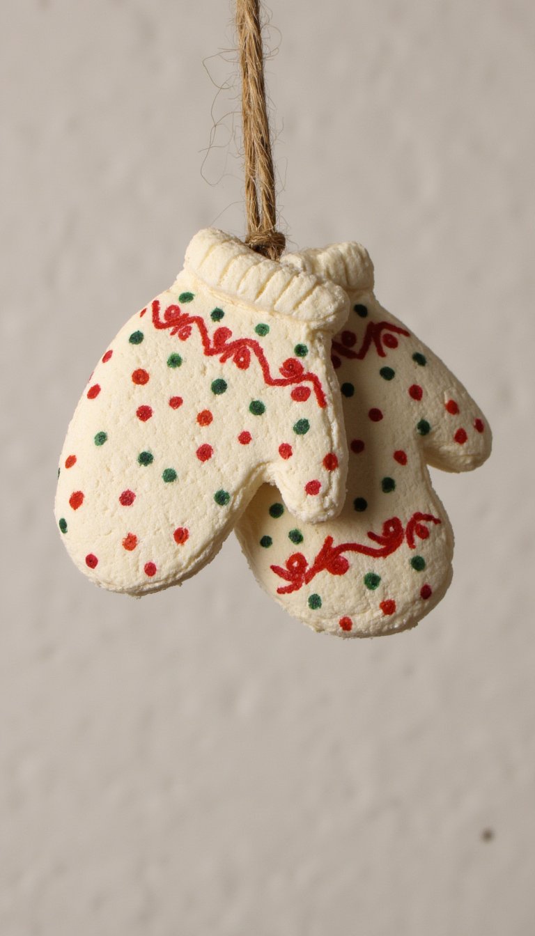 23. Hanging Winter Mittens