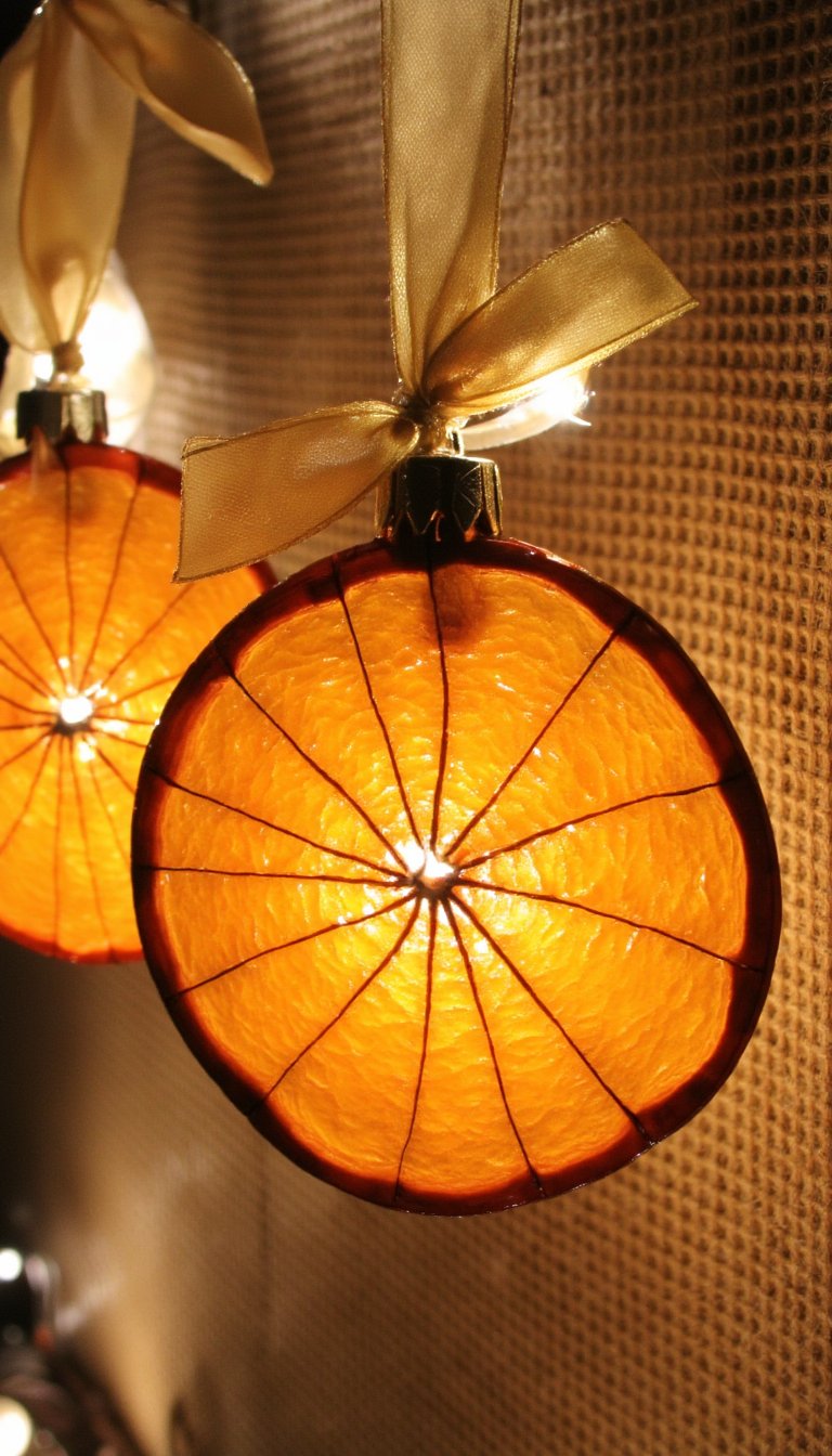 2. Dried Orange Slice Ornaments