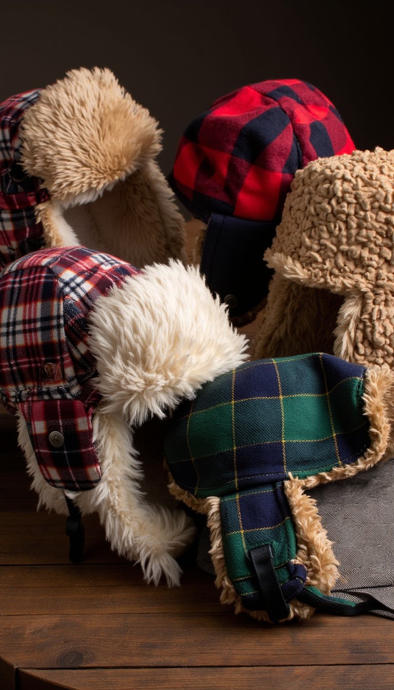 9. Fleece-Lined "Trapper" Hats