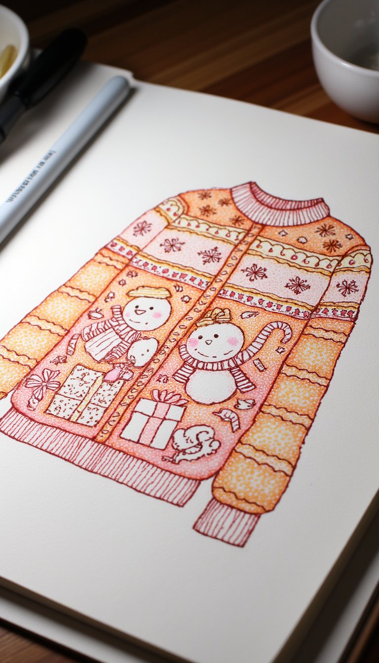 24. Doodle Bomb Holiday Jumper