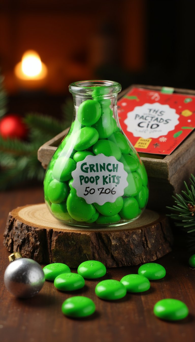 16. "Grinch" Poop Kits