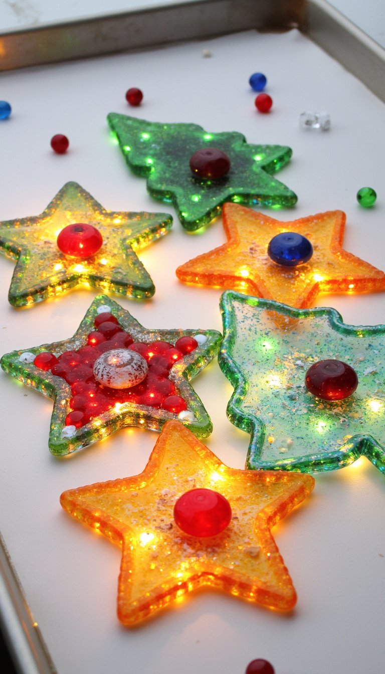 7. Melted Bead Sun Catchers