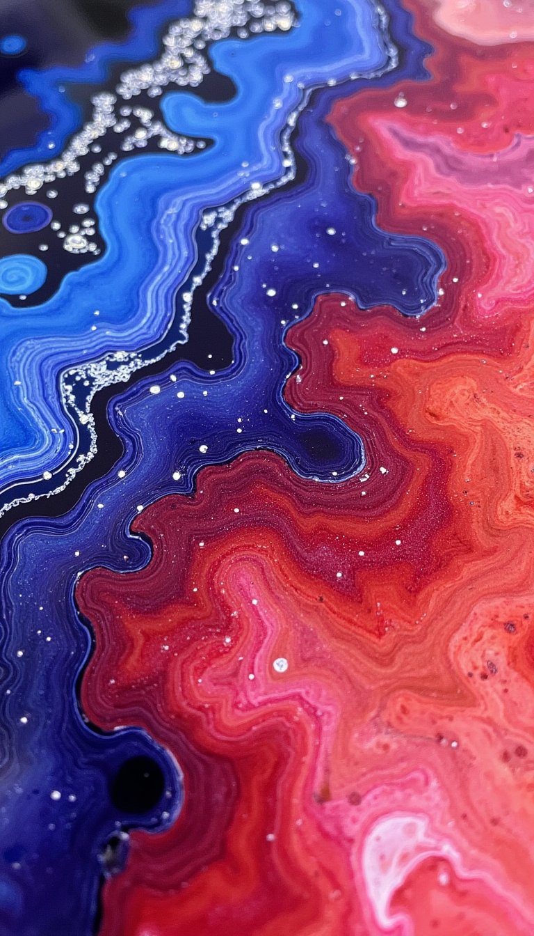 12. Alcohol Ink Agate Slice Art