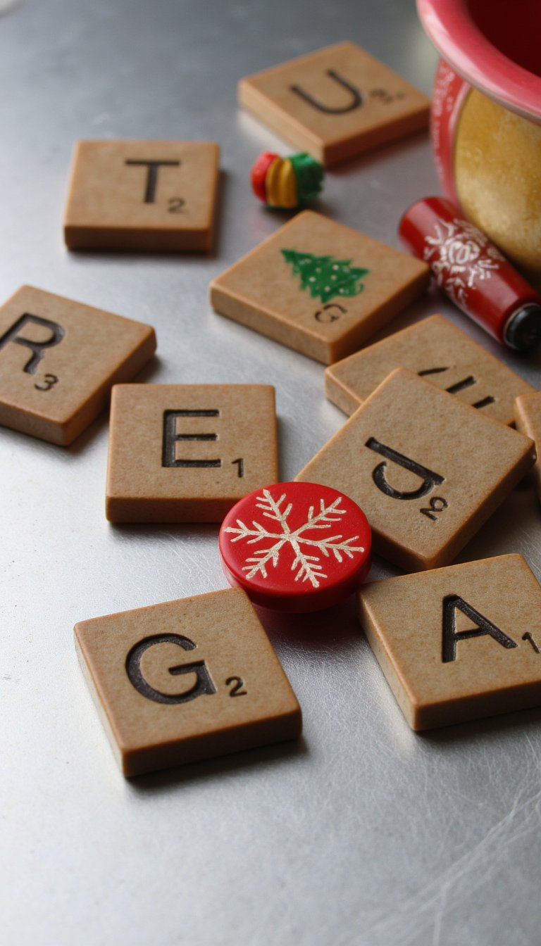 26. Scrabble Tile Magnets