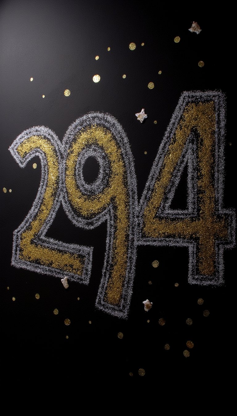 3. The Bold & Graphic "2024"