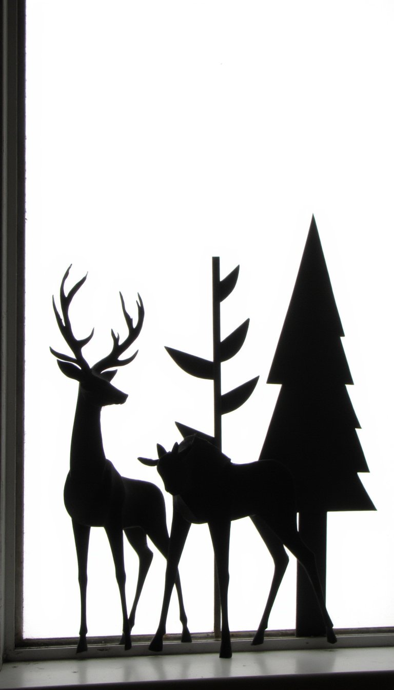 7. A Minimalist Black and White Scene