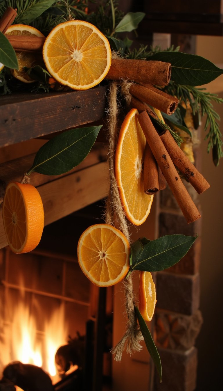 2. Dried Orange Garland
