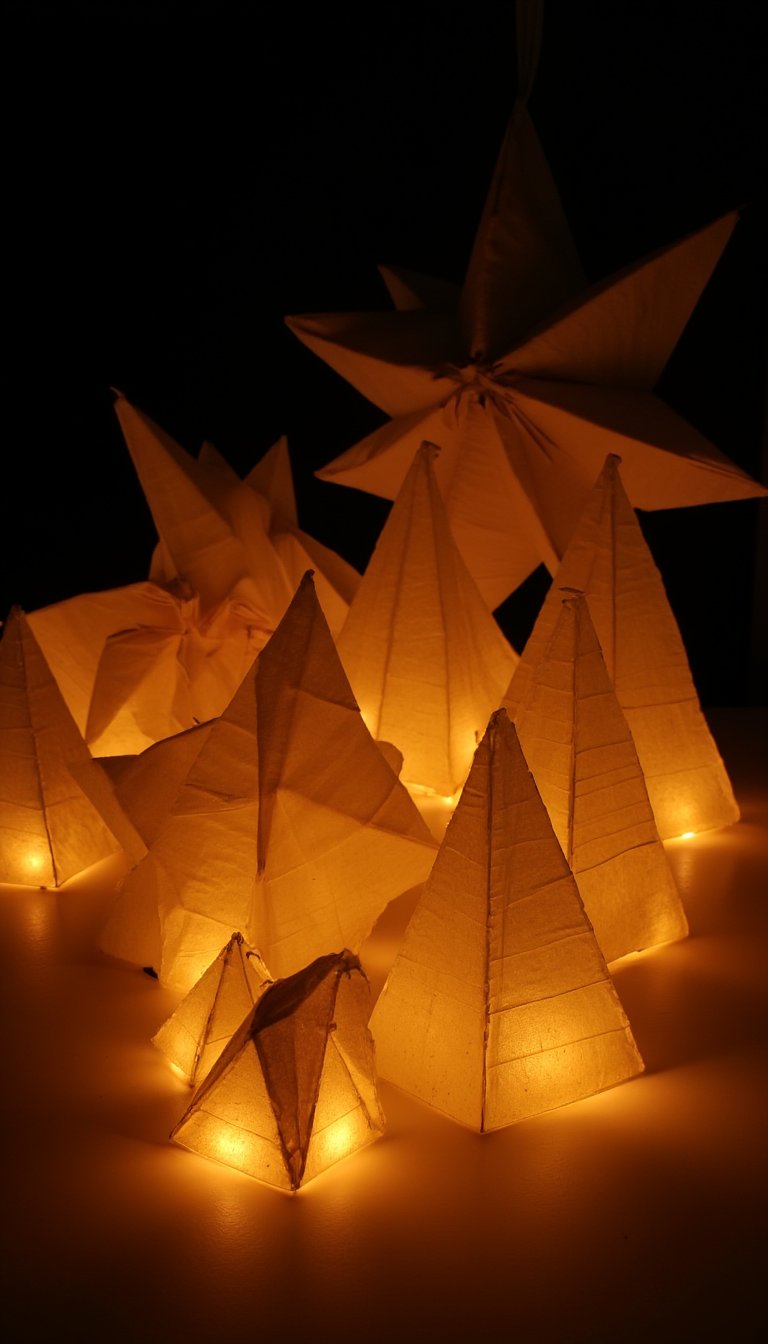 5. Paper Star Lanterns