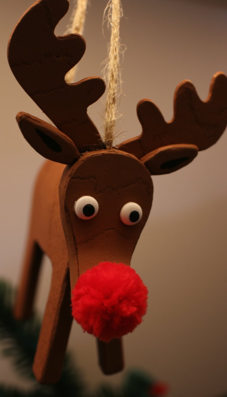 24. Puzzle Piece Reindeer