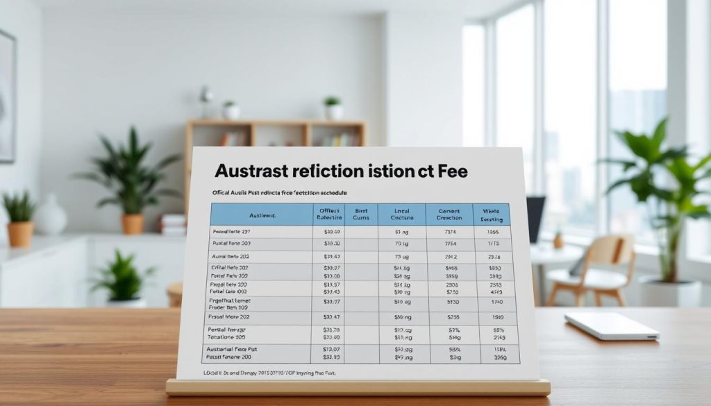 Australia Post Address Redirection Fees