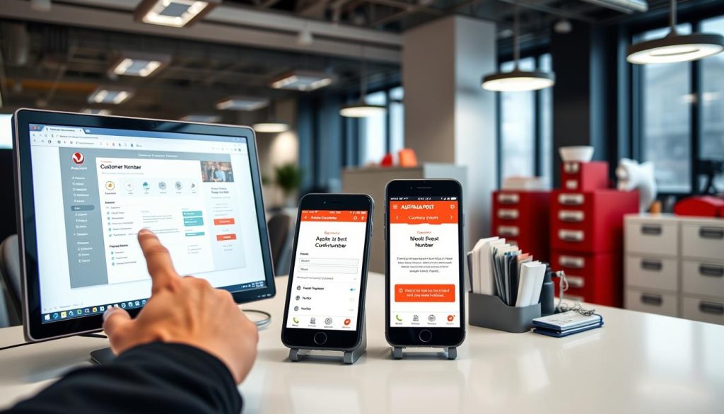 Australia Post Customer Number Retrieval Methods