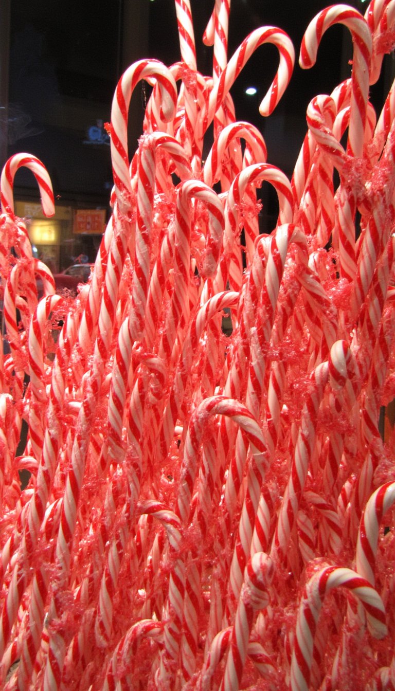14. A Candy Cane Forest