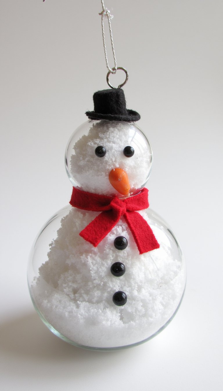 11. Melted Snowman Ornament Kits