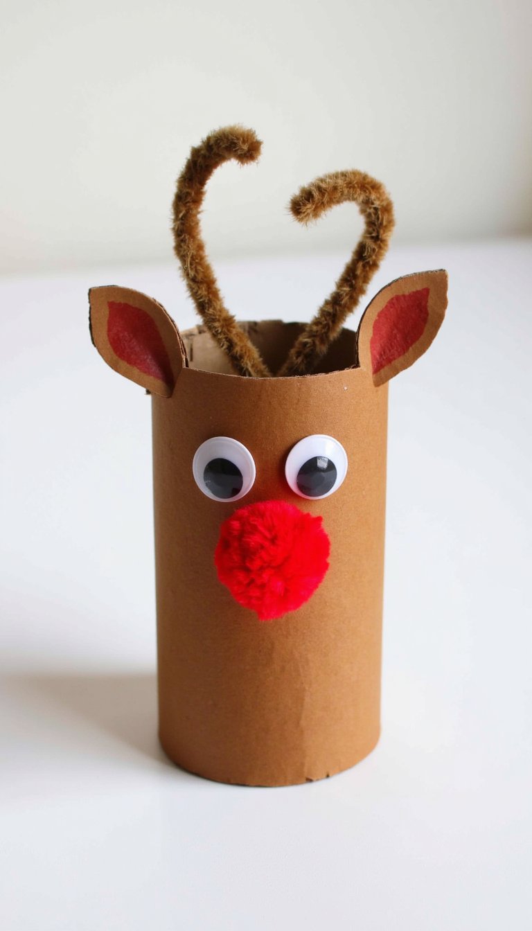 5. Toilet Paper Roll Rudolph