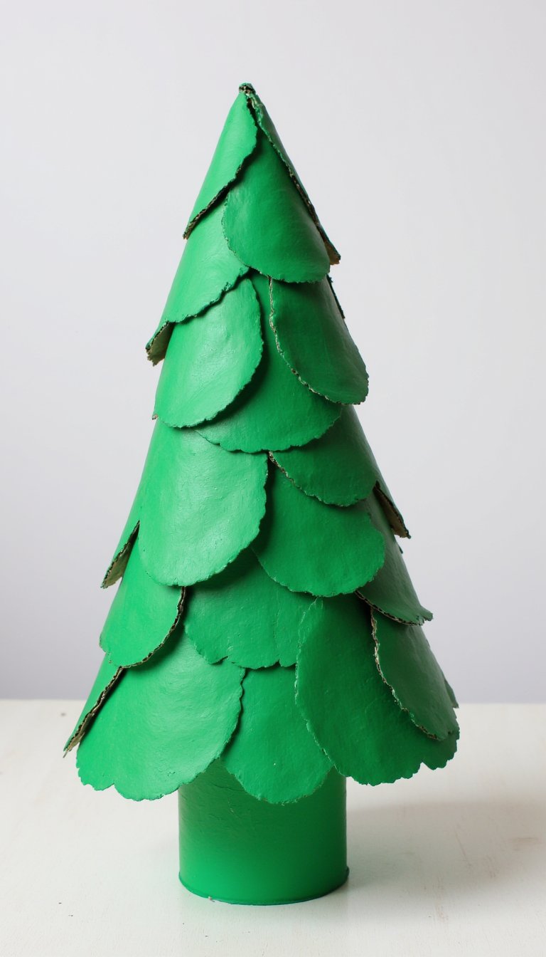 26. Cardboard Tube Tree