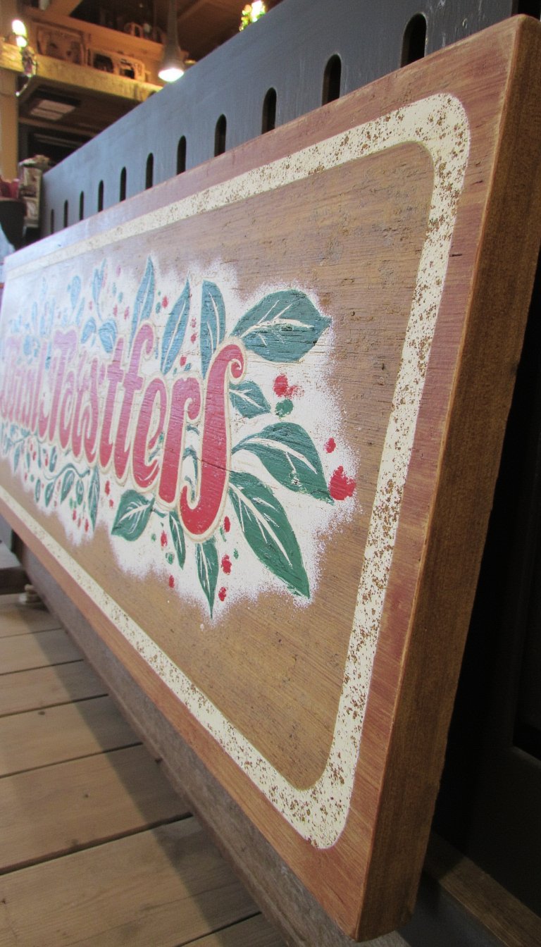 22. Hand-Painted Wood Sign