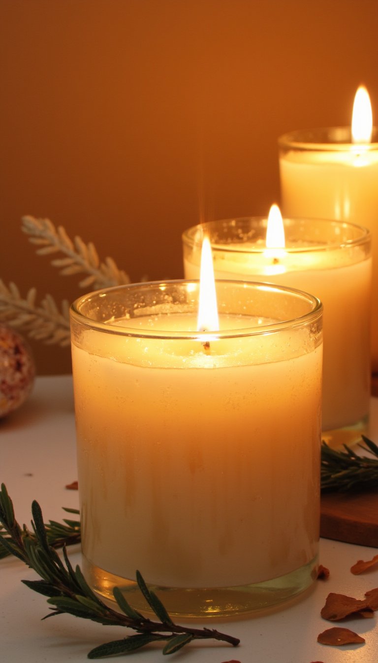 8. Hand-Poured Soy Candles