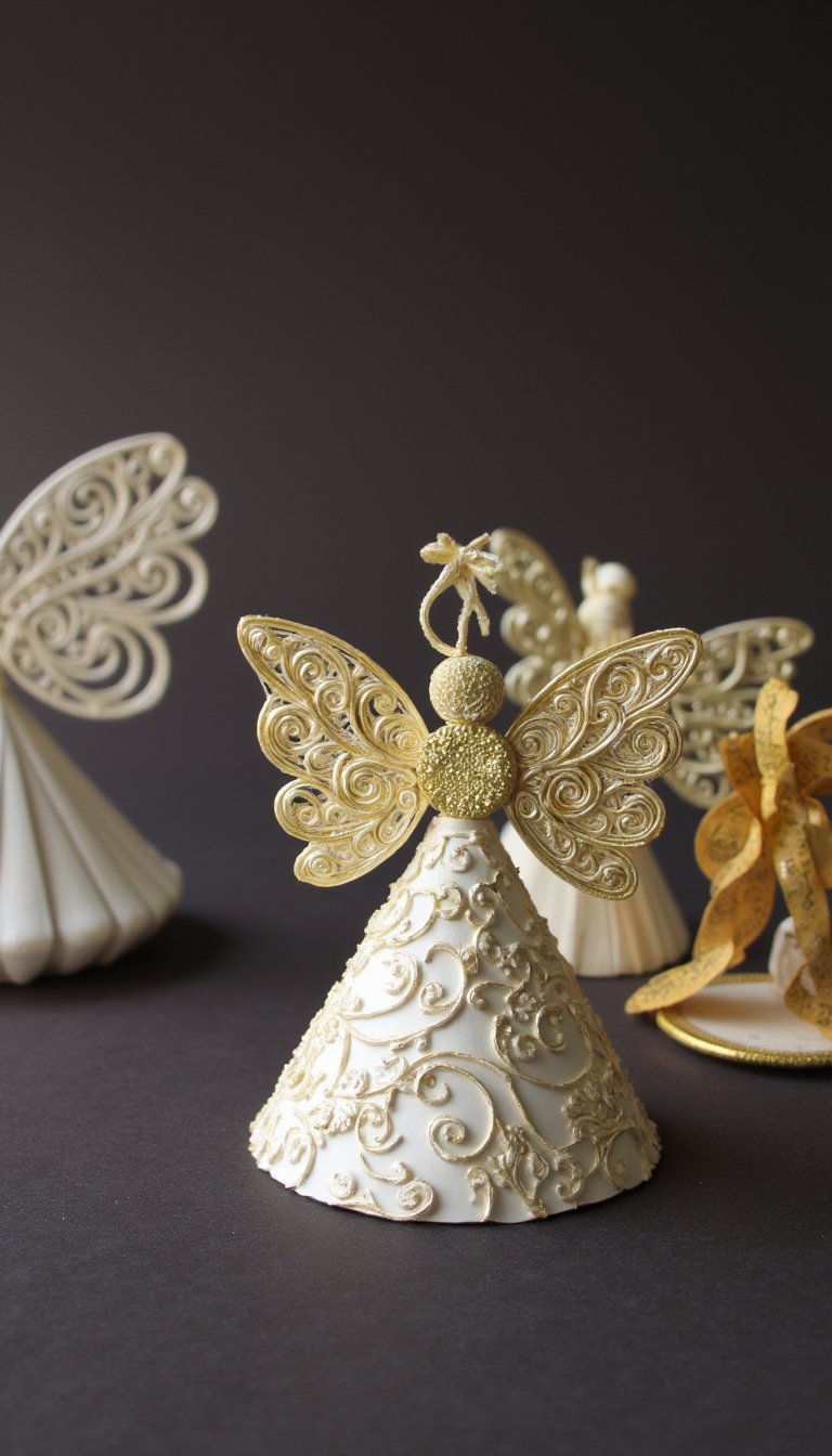 19. Paper Quilled Angels