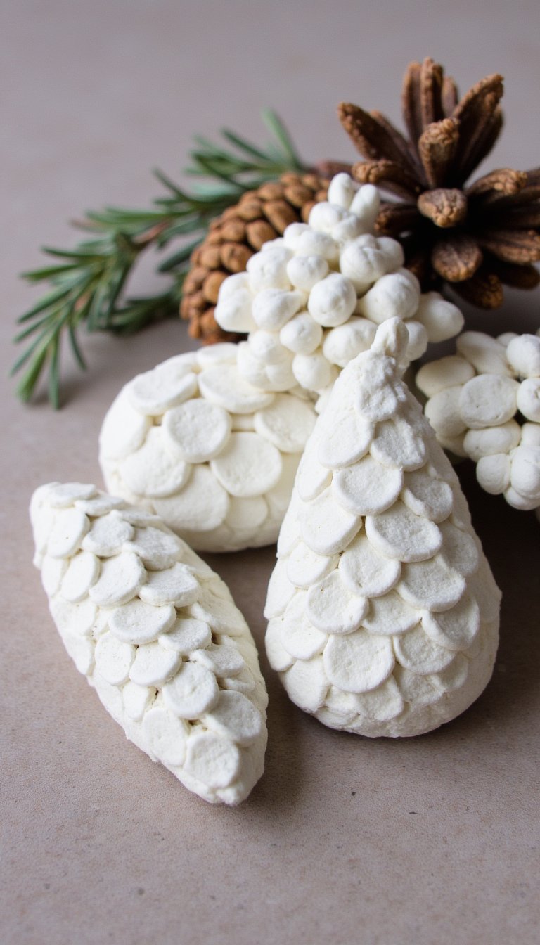 9. Snowy Pinecone Textures