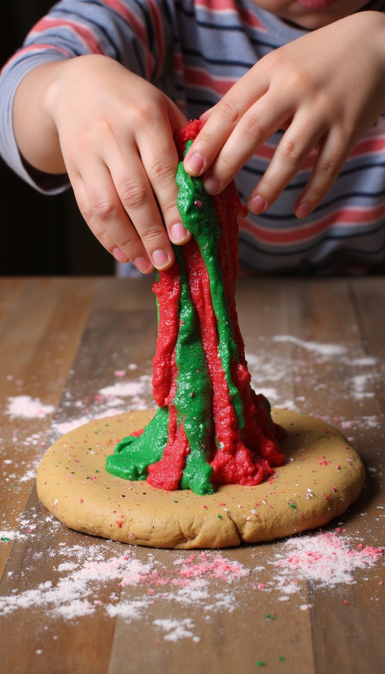 18. Make Christmas Slime or Playdough