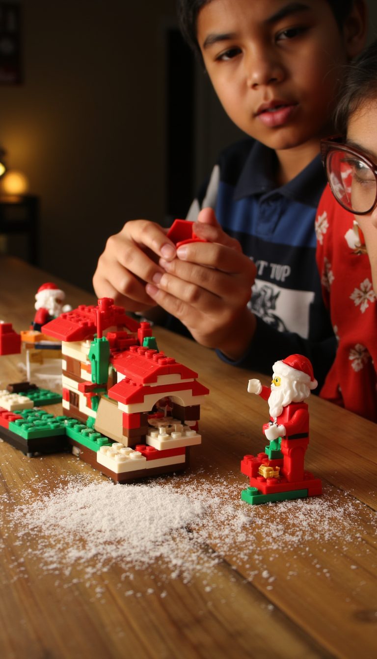 26. Build a LEGO Christmas Scene
