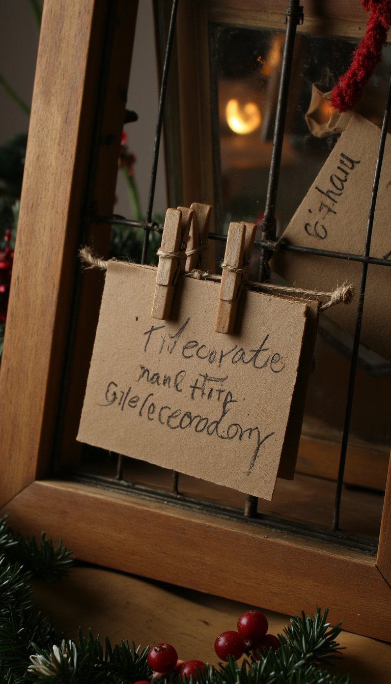 21. Christmas Card Holder Displays