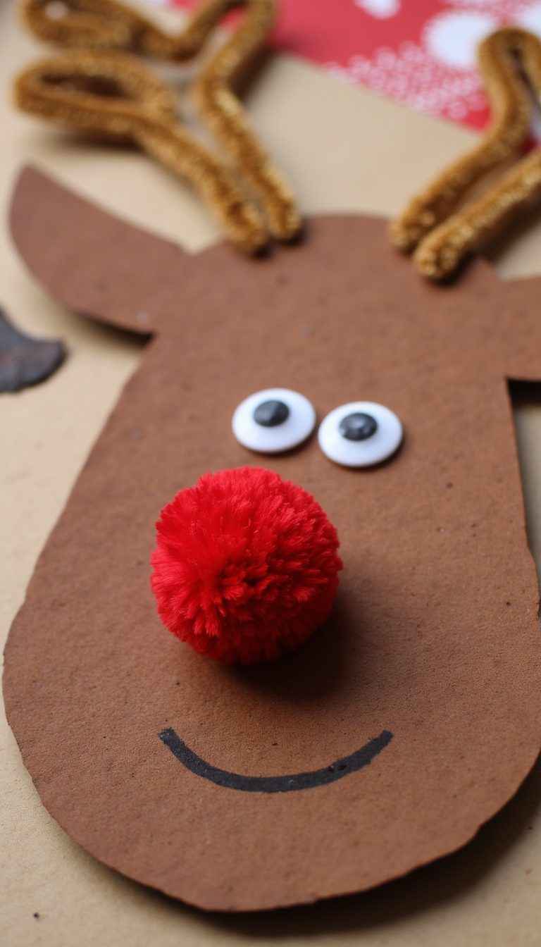 10. Puzzle Piece Reindeer