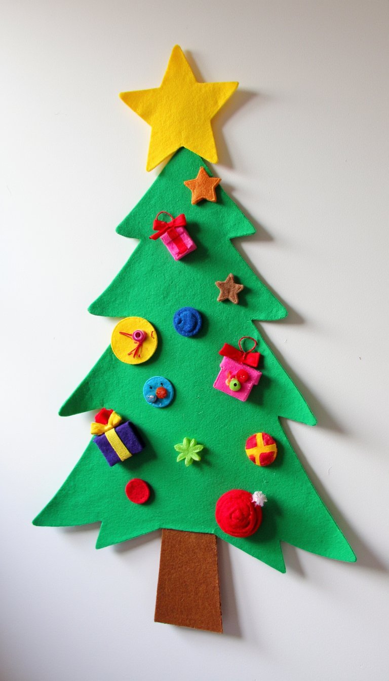 17. Felt Tree for Toddlers