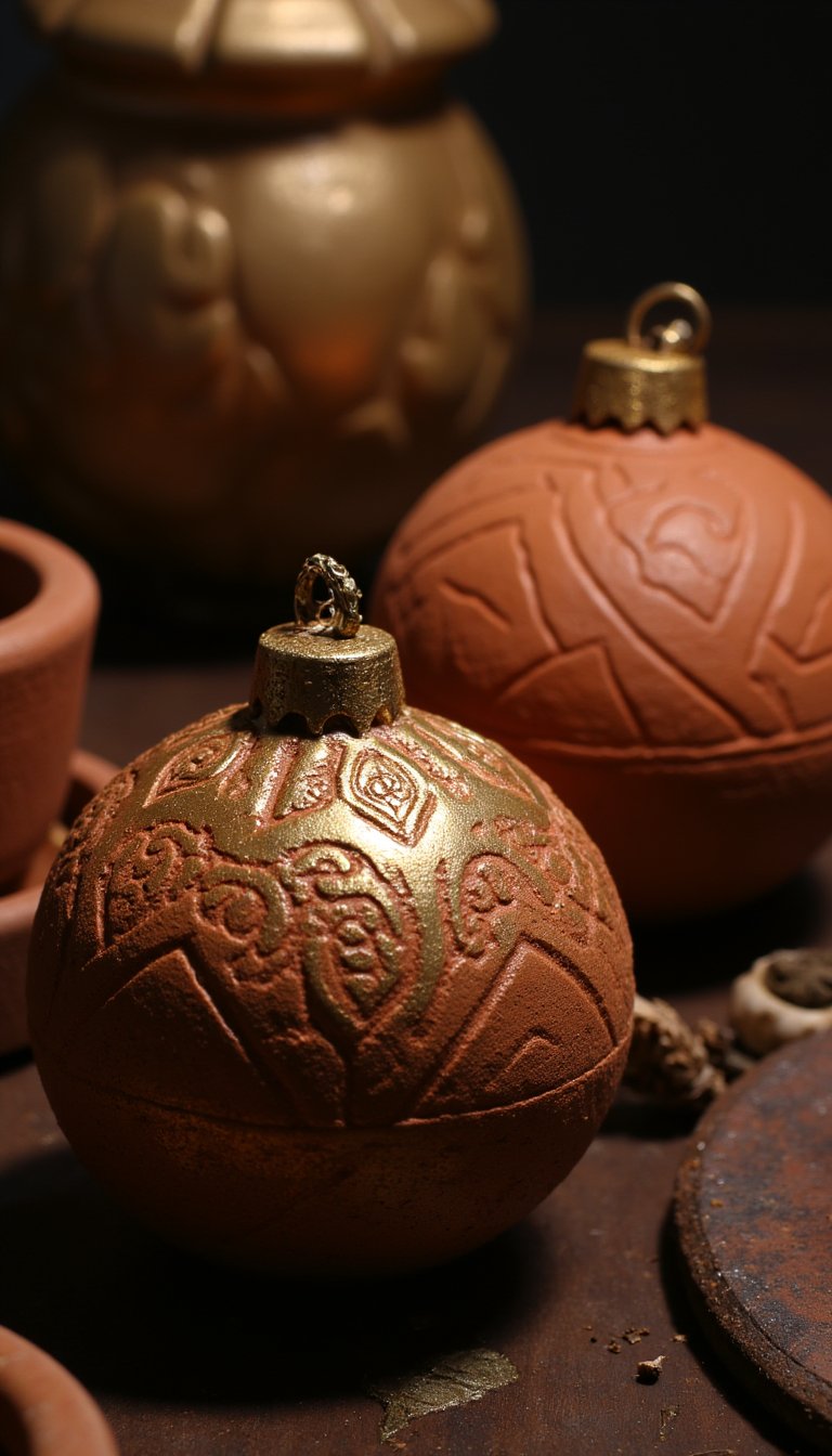 18. Embossed and Gilded Ornaments