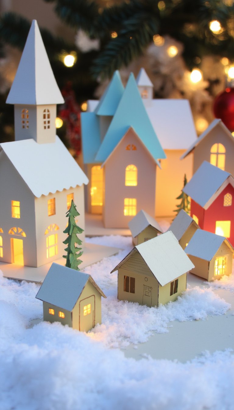 14. Paper Christmas Village