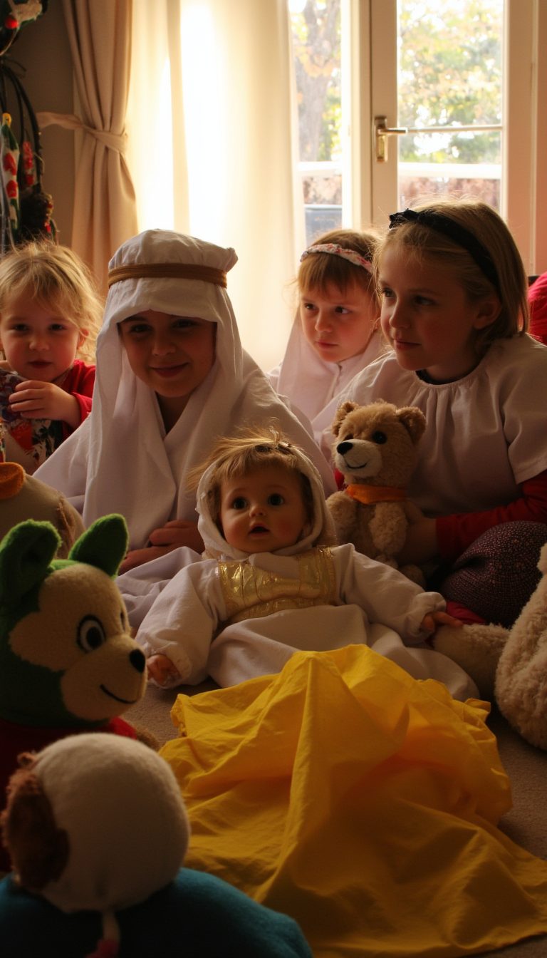 10. Stage a Living Room Nativity Play