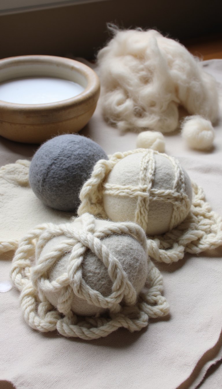 22. Felted Wool Dryer Balls