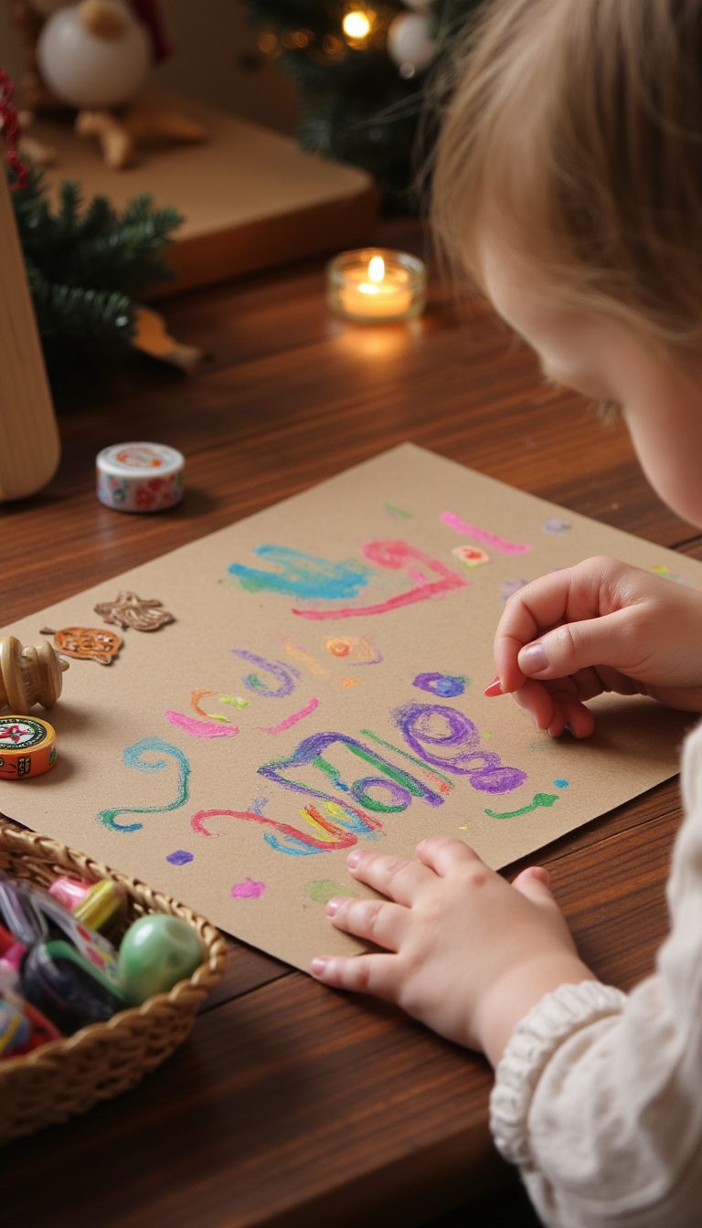 13. Make a Christmas Card for Family