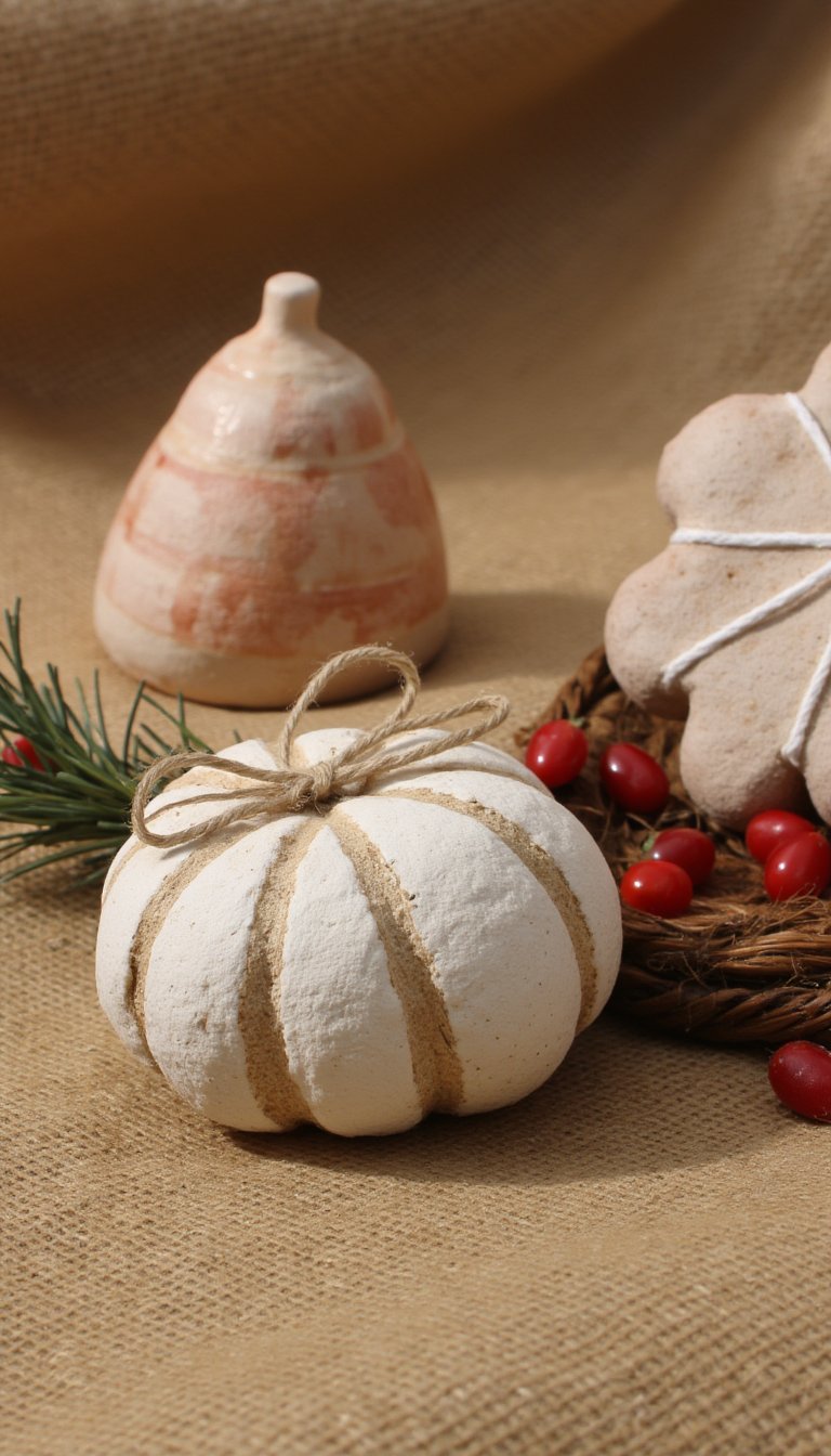 11. Baked Cotton Ornaments