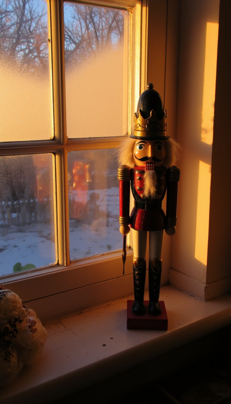 18. A Nutcracker Soldier Guarding the Pane