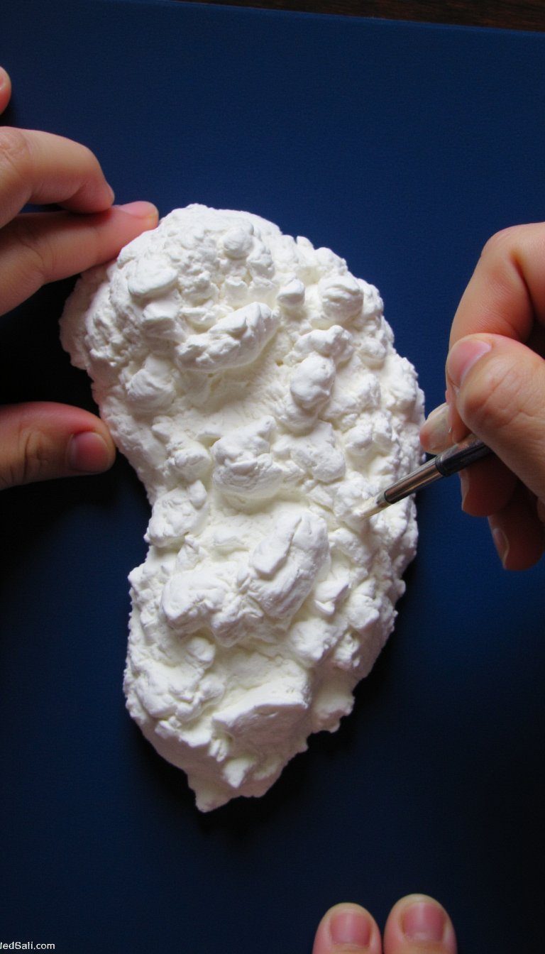 2. Puffy Paint Snowman