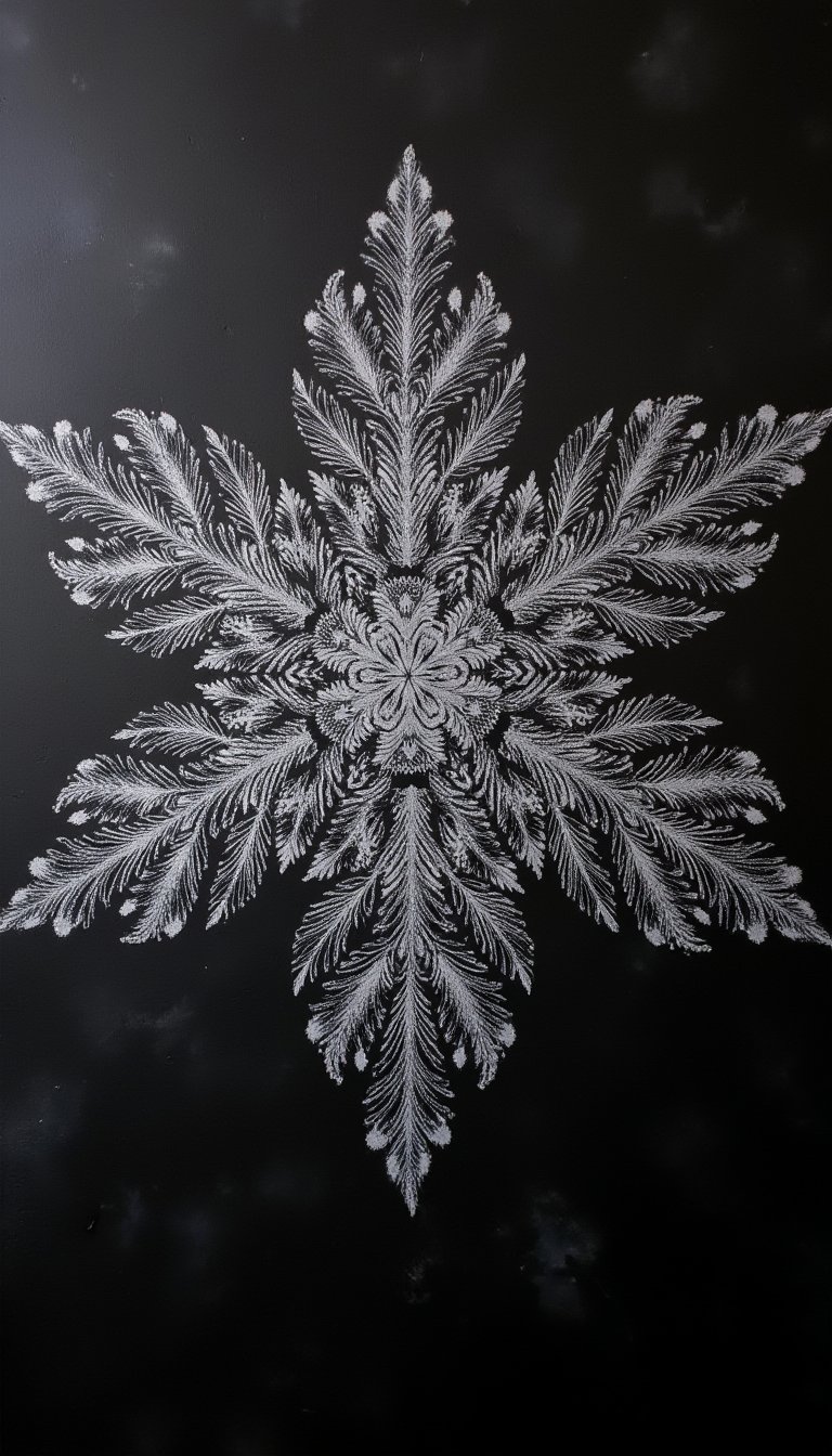 17. A Giant, Ornate Snowflake