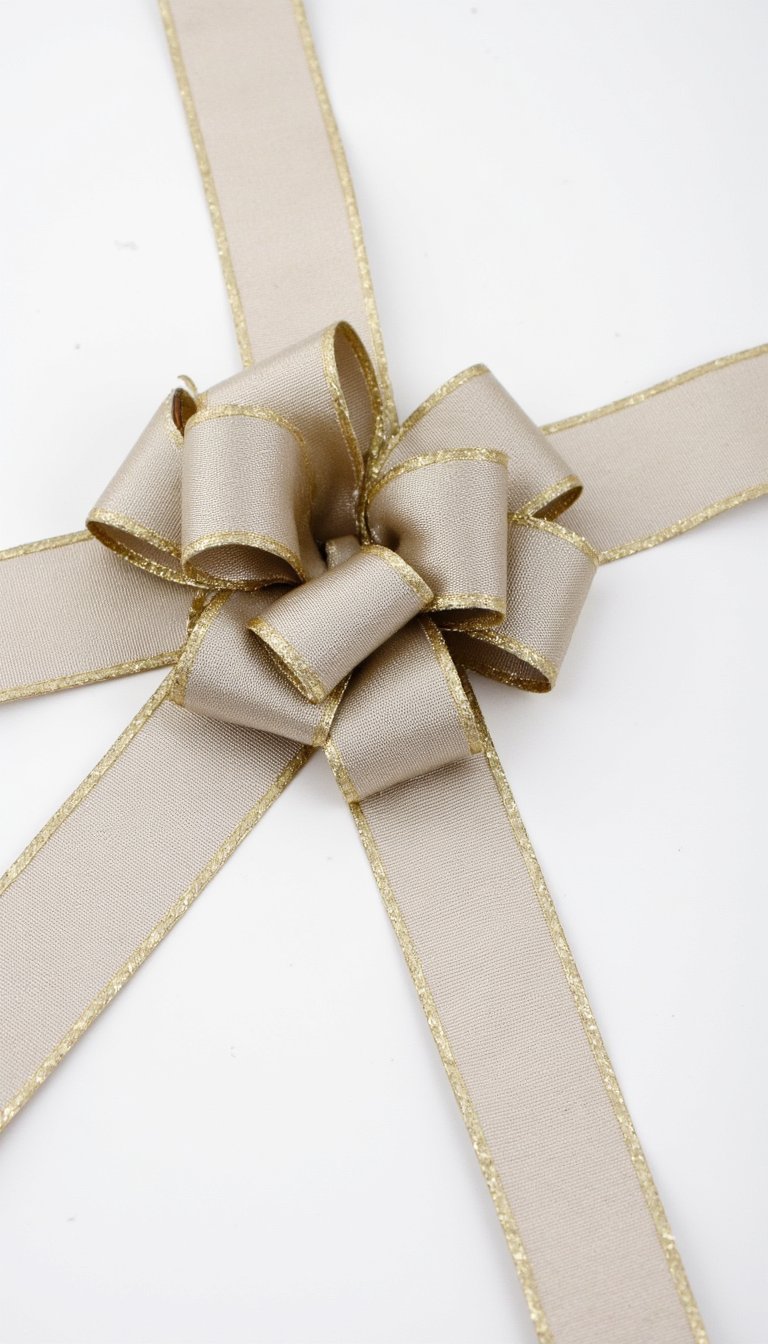 7. The "No-Tie" Gift Wrap Bow