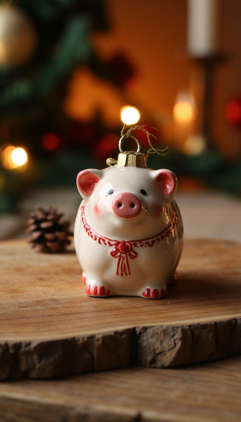 14. The "Lucky" Ceramic Pig