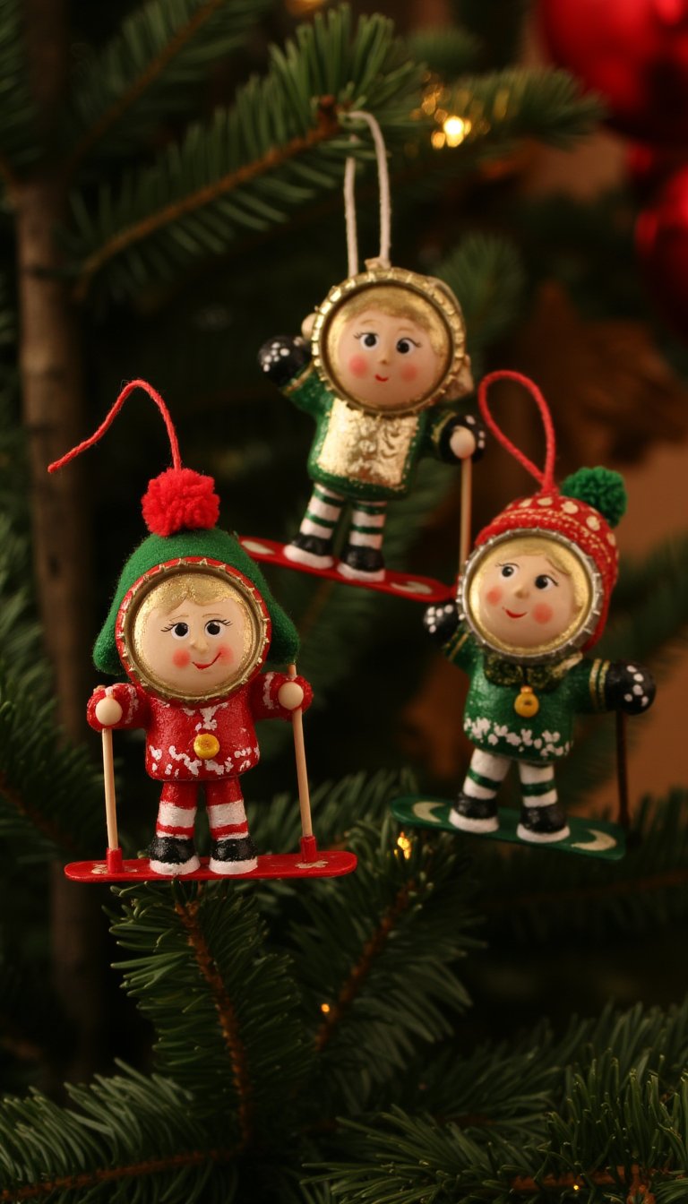 22. Bottle Cap Skiers