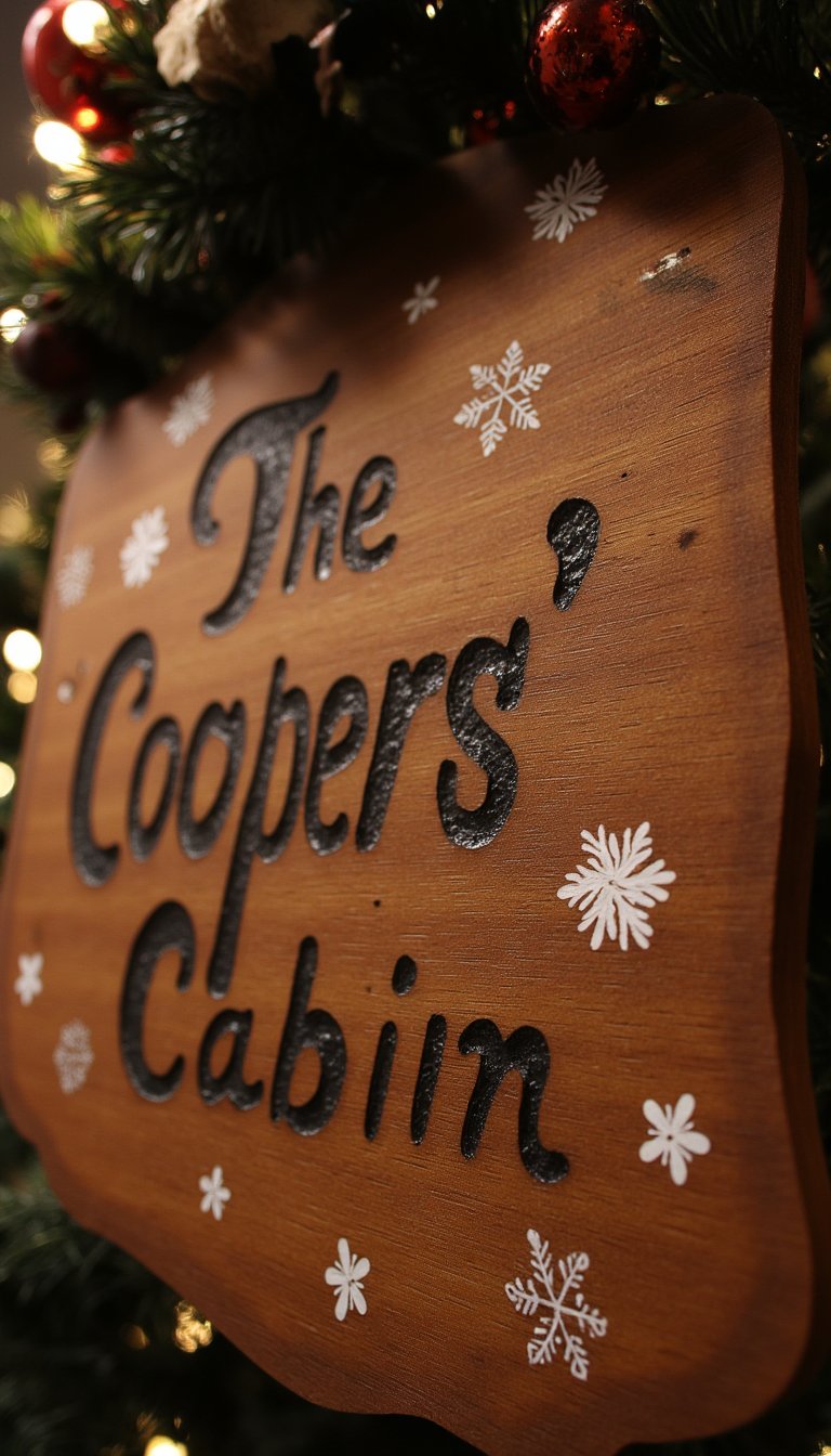 15. Customizable Wooden Signage