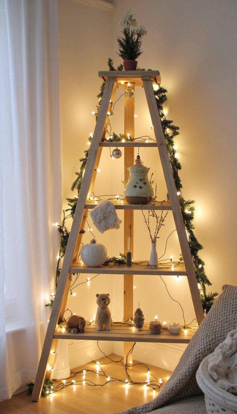 2. The Scandinavian Wooden Ladder Tree