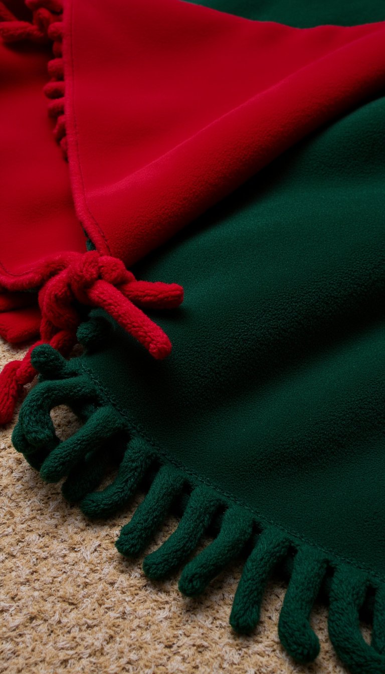 25. No-Sew Fleece Blanket