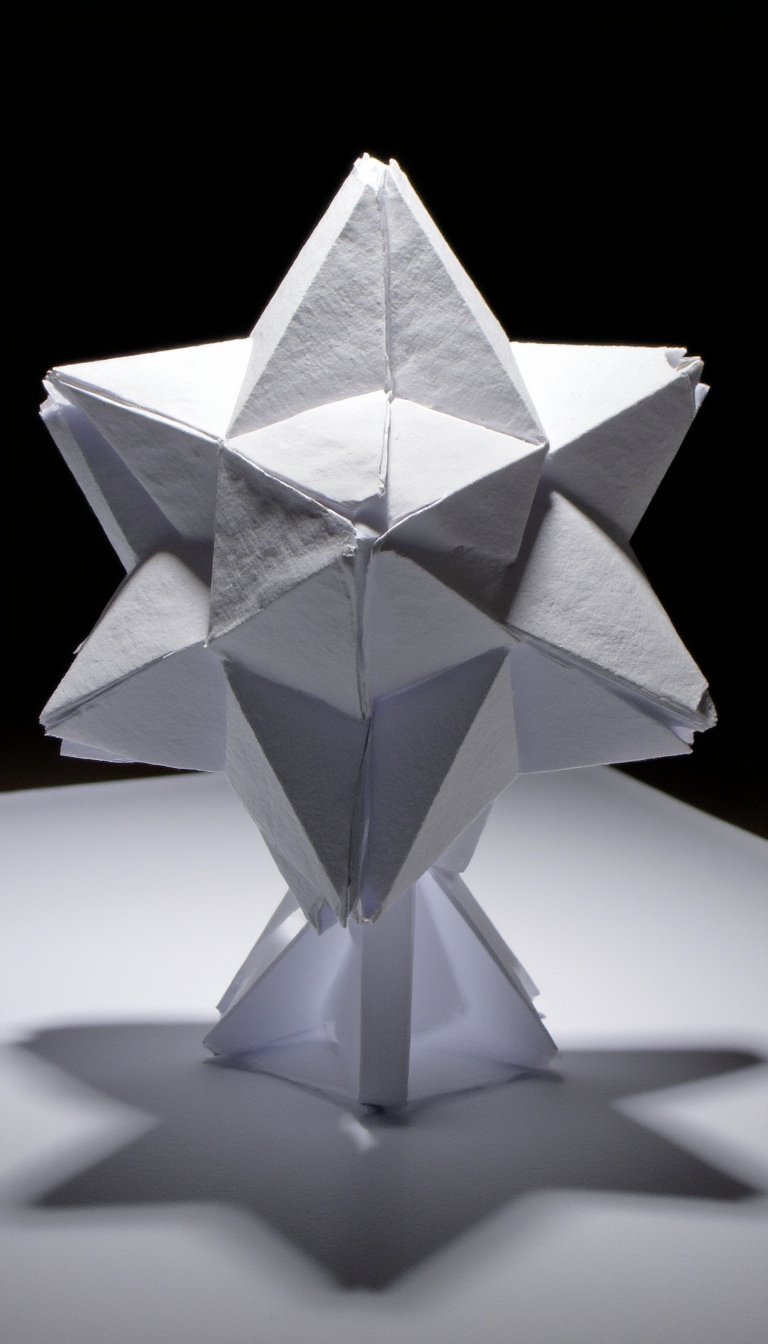 4. The Geometric Marvel Cube Snowflake