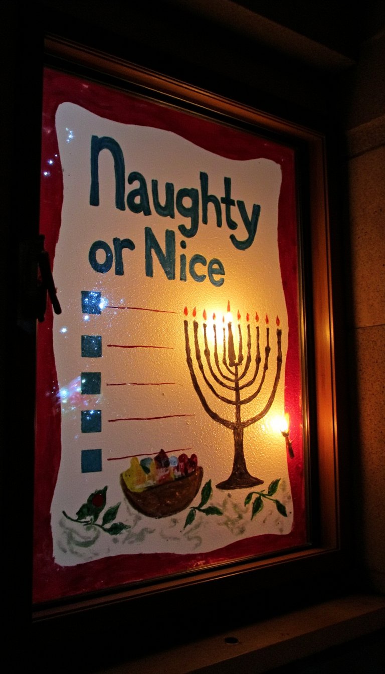 20. A Playful "Naughty or Nice" List